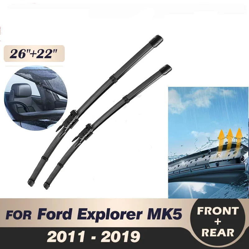 Wiper Front Wiper Blades Set For Ford Explorer MK5 2011 - 2019 2012 2013 2014 2015 2016 Windshield Windscreen 26"+22
Wiper Front Wiper Blades Set For Ford Explorer MK5 2011 - 2019 2012 2013 2014 2015 2016 Windshield Windscreen 26"+22