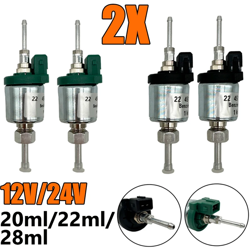 2X 12V/24V 1-3KW 1-4KW 1-5KW Car Fuel Oil Metering Pump For Eberspacher Airtronic D2 D4 D4S Air Diesel Parking Heater 20/22/28ml
2X 12V/24V 1-3KW 1-4KW 1-5KW Car Fuel Oil Metering Pump For Eberspacher Airtronic D2 D4 D4S Air Diesel Parking Heater 20/22/28ml