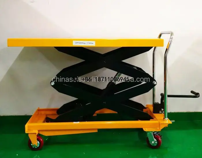 Small Hand Lift Trolley for Warehouse Goods Reloading Handling Cargo Transporting
Small Hand Lift Trolley for Warehouse Goods Reloading Handling Cargo Transporting