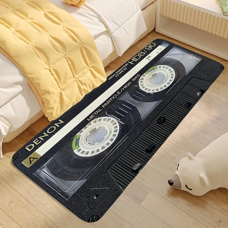 Bath Mat Vintage Cassette Music Tape Hallway Entryway Non Slip Living Room Floor Carpet Entrance Door Doormat Custom Room Rugs
Bath Mat Vintage Cassette Music Tape Hallway Entryway Non Slip Living Room Floor Carpet Entrance Door Doormat Custom Room Rugs