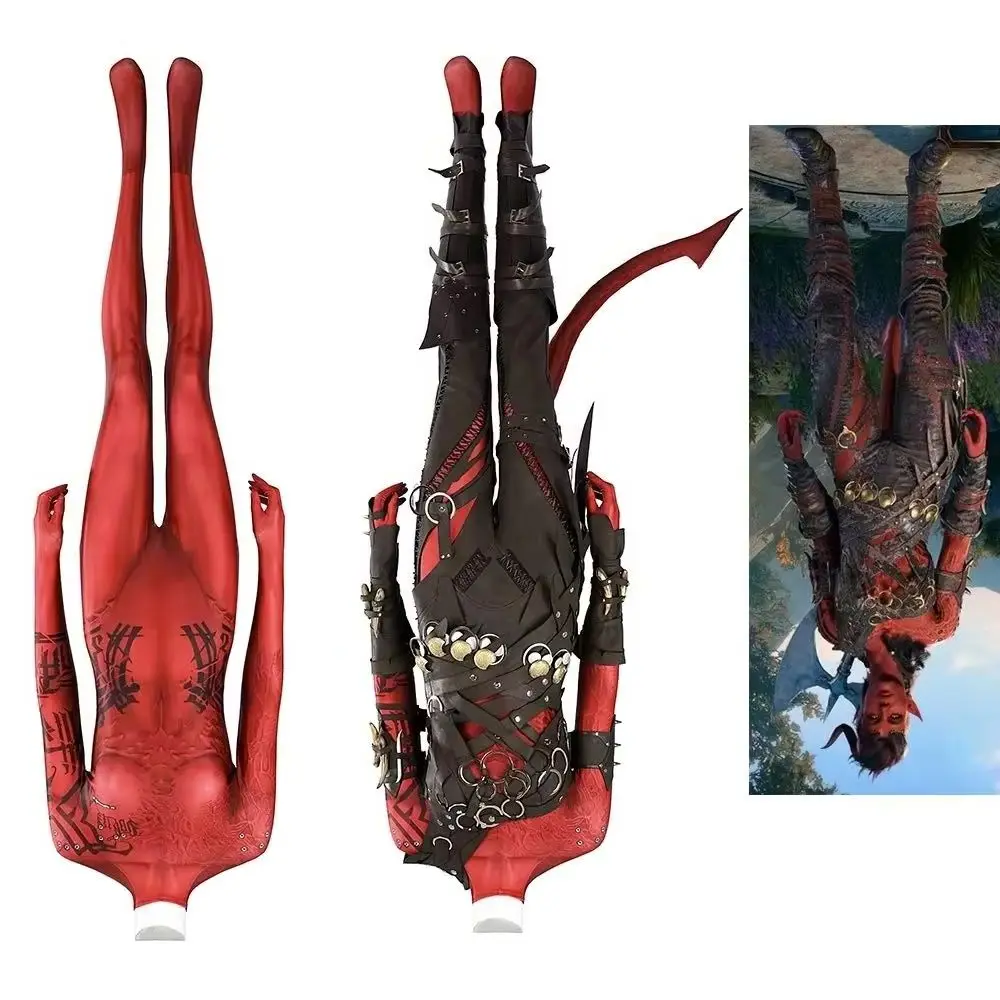 Game Karlach Cosplay Costume Women's Red Combat Jumpsuit Uniform Suit with Tail Accessories Halloween Party Disguise Outfits
Game Karlach Cosplay Costume Women's Red Combat Jumpsuit Uniform Suit with Tail Accessories Halloween Party Disguise Outfits