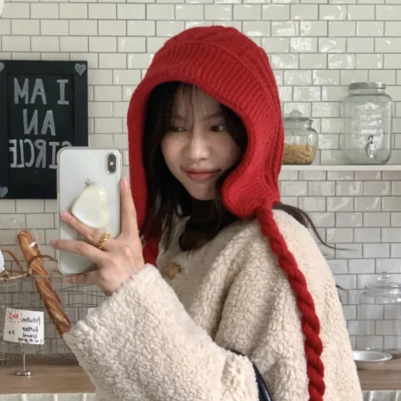 New Fashion Korean Version Balaclava Hats for Women Winter Casual Warm Versatile Atmosphere Lace-up Knitted Bomber Caps Men
New Fashion Korean Version Balaclava Hats for Women Winter Casual Warm Versatile Atmosphere Lace-up Knitted Bomber Caps Men