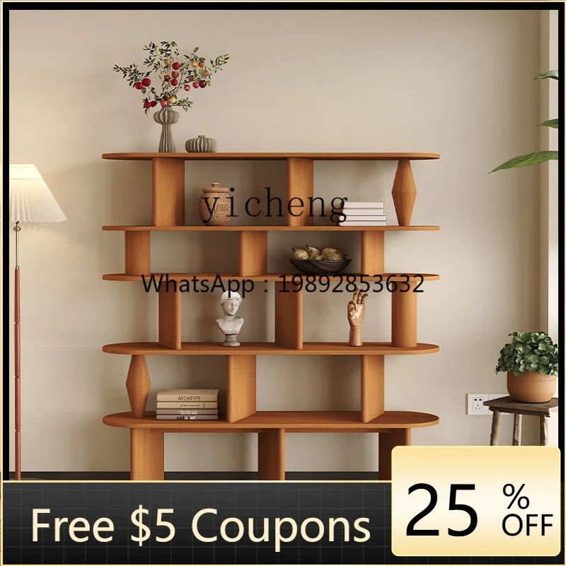 ABB antique retro solid wood veneer unit multi-grid bookshelf display shelf
ABB antique retro solid wood veneer unit multi-grid bookshelf display shelf