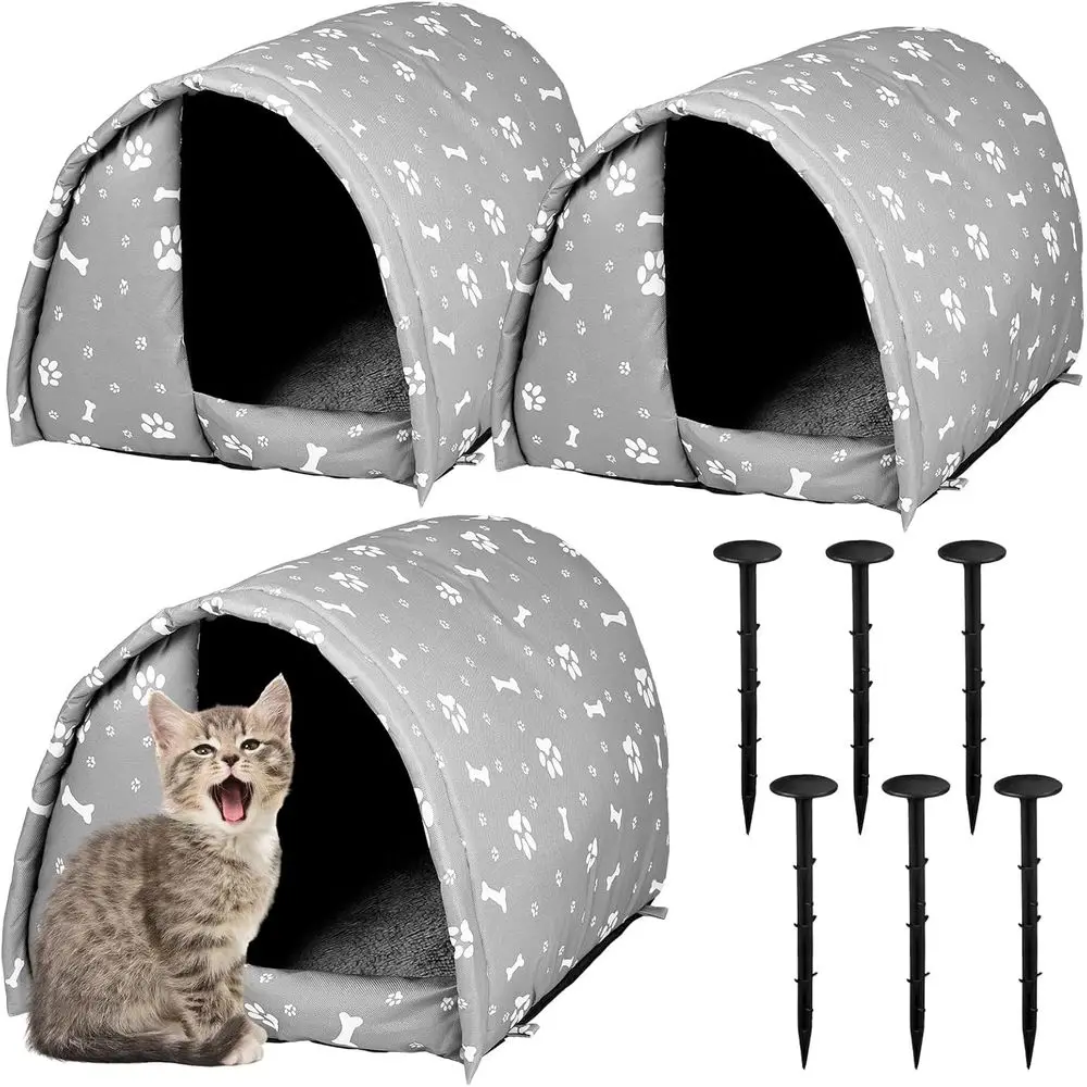 Изолированное укрытие для кошек на открытом воздухе для ферлов, складная водонепроницаемая кровать для домашних животных, подходит для зимы и диких животных
Изолированное укрытие для кошек на открытом воздухе для ферлов, складная водонепроницаемая кровать для домашних животных, подходит для зимы и диких животных