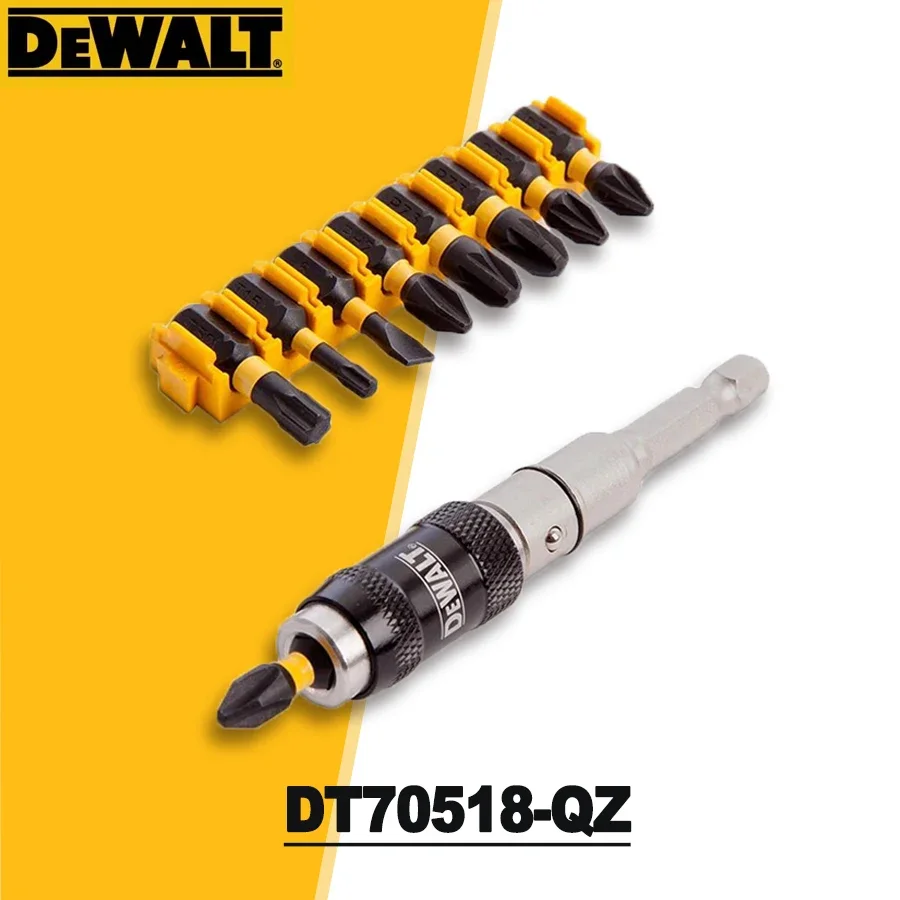 DEWALT Strong Magnetic Corner Connecting Rod Extended FlexTorq Zone Set of 10 Pieces with Pivotal Insert Holder DT70518
DEWALT Strong Magnetic Corner Connecting Rod Extended FlexTorq Zone Set of 10 Pieces with Pivotal Insert Holder DT70518