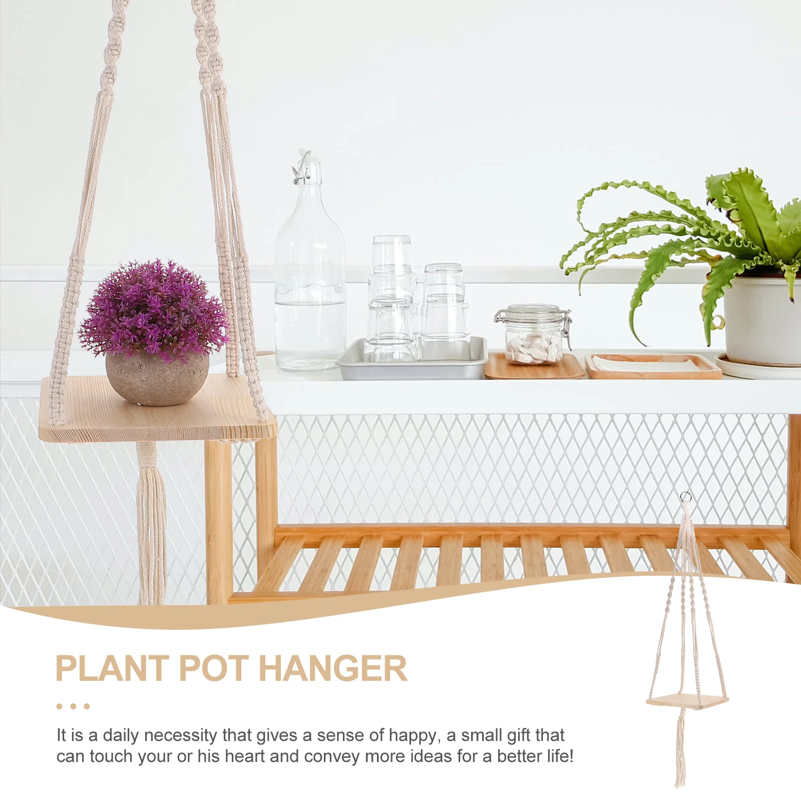 Wooden Ring Woven Hanging Basket Plant Holder For Outdoor Indoor Flowerpot Hanger Macrame Plant Shelf Decorative Hanging
Wooden Ring Woven Hanging Basket Plant Holder For Outdoor Indoor Flowerpot Hanger Macrame Plant Shelf Decorative Hanging