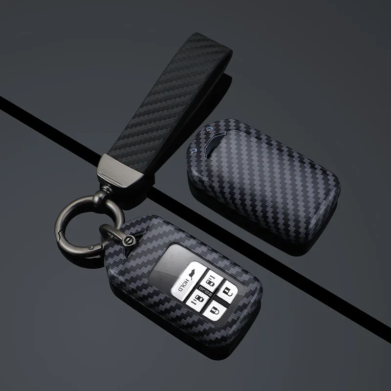 ABS Carbon Fiber Car Key Case Cover For Honda Civic Accord CR-V CRV Pilot Fit Odyssey Jazz CRZ HR-V Vezel City Keychain Accessor
ABS Carbon Fiber Car Key Case Cover For Honda Civic Accord CR-V CRV Pilot Fit Odyssey Jazz CRZ HR-V Vezel City Keychain Accessor