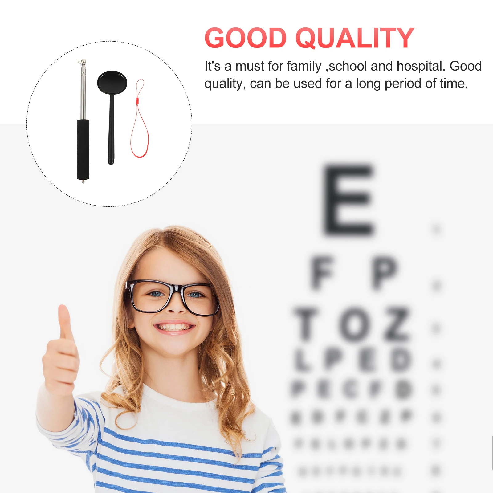 2 pcs Eye Occluders H held Telescopic Rod Thick Plastic Vision Test Tool Large Size Cover Plate Eyesight Exam Optometry Tool Fit
2 pcs Eye Occluders H held Telescopic Rod Thick Plastic Vision Test Tool Large Size Cover Plate Eyesight Exam Optometry Tool Fit