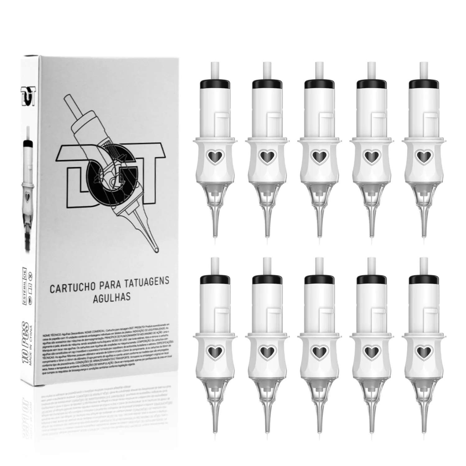 10Pcs/box Tattoo Needles Cartridge RL/RS/CM/M1 Disposable Sterile Permanent Makeup Body Artists For Tattoos Machine Supply
10Pcs/box Tattoo Needles Cartridge RL/RS/CM/M1 Disposable Sterile Permanent Makeup Body Artists For Tattoos Machine Supply