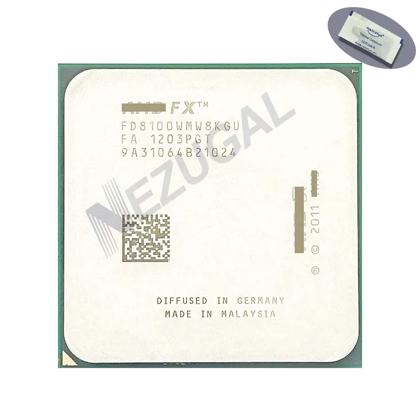 FX-8100 FX 8100 FD8100WMW8KGU FD8100WMGUSBX 2.8 Ghz Eight Core 8M 95W AM3+ CPU processor
FX-8100 FX 8100 FD8100WMW8KGU FD8100WMGUSBX 2.8 Ghz Eight Core 8M 95W AM3+ CPU processor
