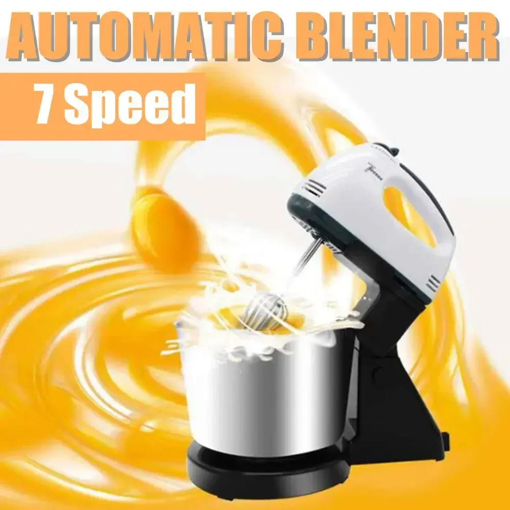 1.7L 7 Speed Electric Machine Food Mixer Table Stand Cake Dough Mixer Handheld Egg Beater Blender Baking Whipping Cream Machine
1.7L 7 Speed Electric Machine Food Mixer Table Stand Cake Dough Mixer Handheld Egg Beater Blender Baking Whipping Cream Machine