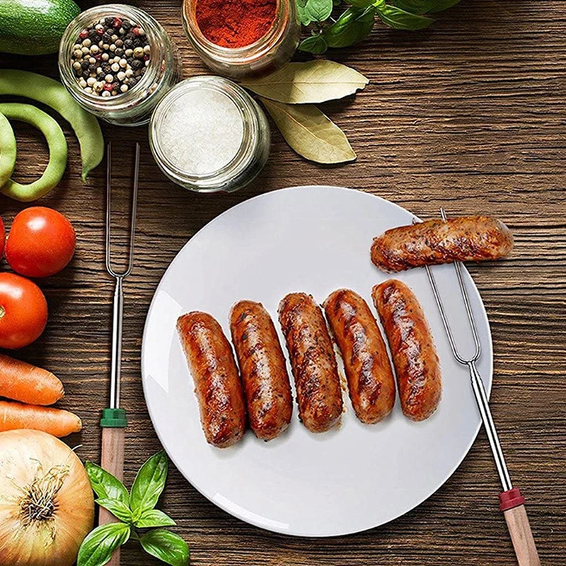 Single Bbq Fork Stainless Steel Random Colour Hot Dog Steak Corn Stick Family Barbecue Party Outdoor Camping
Single Bbq Fork Stainless Steel Random Colour Hot Dog Steak Corn Stick Family Barbecue Party Outdoor Camping