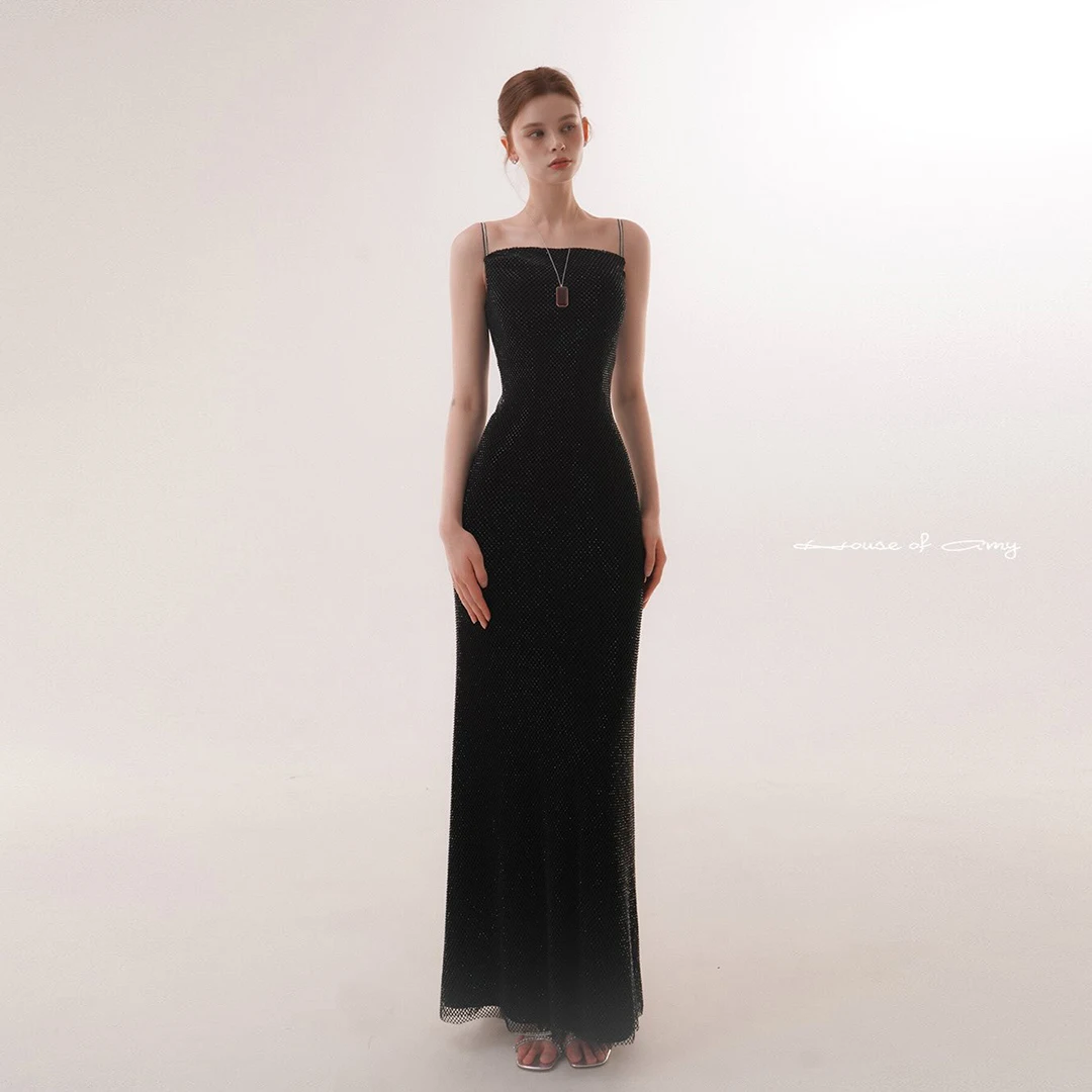 2026 Sexy Black Sequin Mesh Evening Dress Women Split Gown Spaghetti Strap Cocktail Party Formal Prom Clubwear Long Party Dress
2026 Sexy Black Sequin Mesh Evening Dress Women Split Gown Spaghetti Strap Cocktail Party Formal Prom Clubwear Long Party Dress