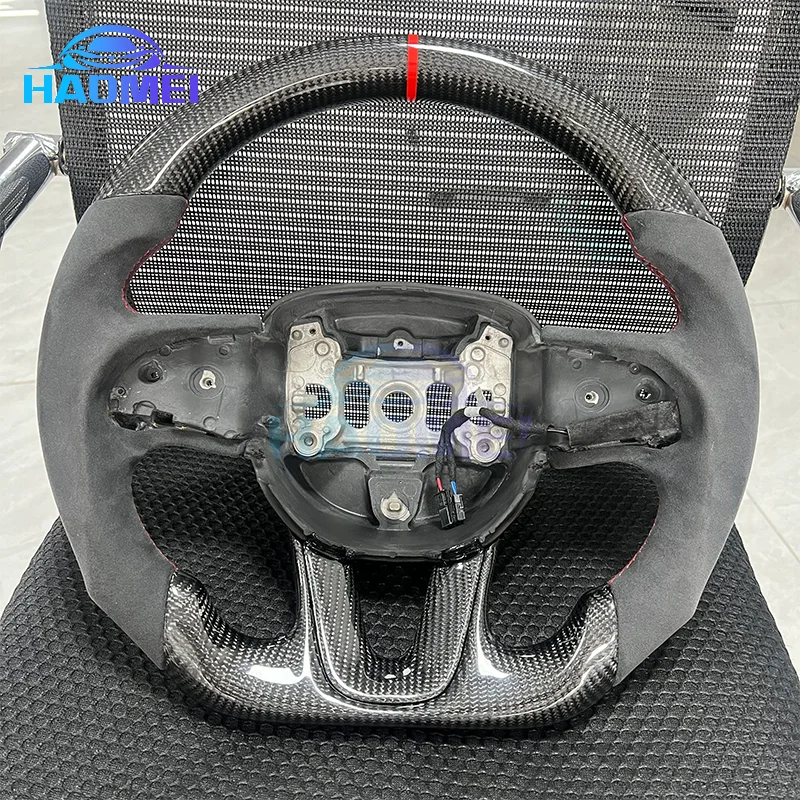 Подходит для Dodge Challenger SRT Hellcat 2015 + рулевое колесо автомобиля из углеродного волокна по индивидуальному заказу
Подходит для Dodge Challenger SRT Hellcat 2015 + рулевое колесо автомобиля из углеродного волокна по индивидуальному заказу