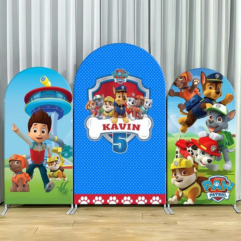 Paw Patrol Arch Backdrop Cover Thick Fabric Custom Party Decoration Blue Center Character Side Art Birthday Decor Event Supplies
Paw Patrol Arch Backdrop Cover Thick Fabric Custom Party Decoration Blue Center Character Side Art Birthday Decor Event Supplies