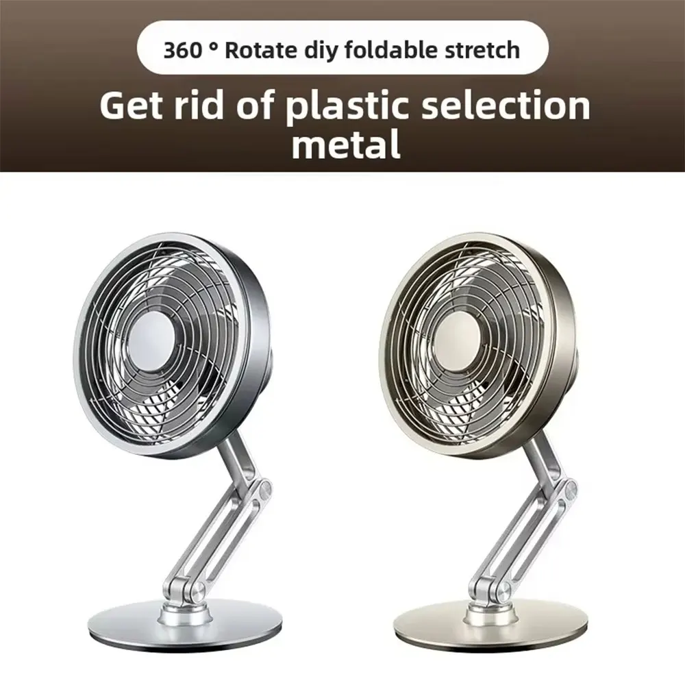 Metal USB Charging Mini Fan 360 Degree Rotation Folding Outdoor Desktop Creative Fan Aluminum Fan 3 Speed Adjustable Desk Fan
Metal USB Charging Mini Fan 360 Degree Rotation Folding Outdoor Desktop Creative Fan Aluminum Fan 3 Speed Adjustable Desk Fan