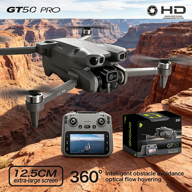 NEW GT50 PRO RC Drone 8K HD Dual Cameras WiFi GPS 20mins Flight Aerial Photography Quadcopter Remote Control UAV Kids Toys Gifts
NEW GT50 PRO RC Drone 8K HD Dual Cameras WiFi GPS 20mins Flight Aerial Photography Quadcopter Remote Control UAV Kids Toys Gifts