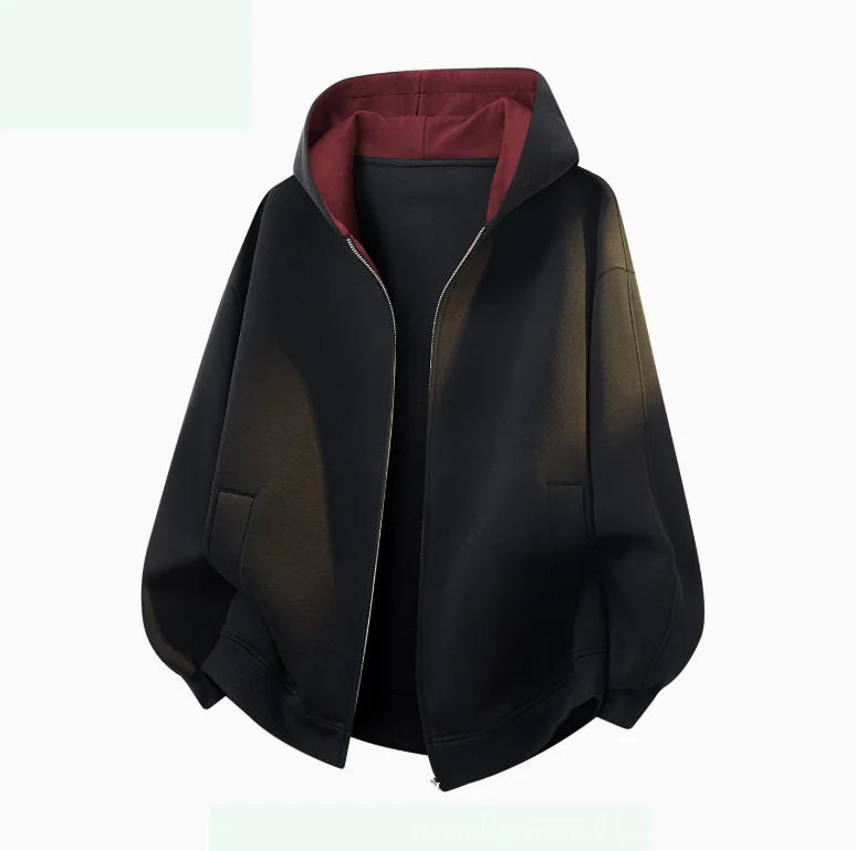 Mens Spring Summer Loose Hooded Sweatshirt 400g Color Block Casual Jacket Trendy Brand Cardigan Autumn Couple Wear
Mens Spring Summer Loose Hooded Sweatshirt 400g Color Block Casual Jacket Trendy Brand Cardigan Autumn Couple Wear