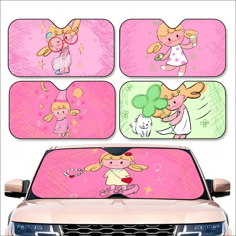 Cartoon A-AA-doudou Sun Visor Car Windshield Sunshade | Reusable Aluminum Foil UV Heat Insulation Sun Visor Cover
Cartoon A-AA-doudou Sun Visor Car Windshield Sunshade | Reusable Aluminum Foil UV Heat Insulation Sun Visor Cover