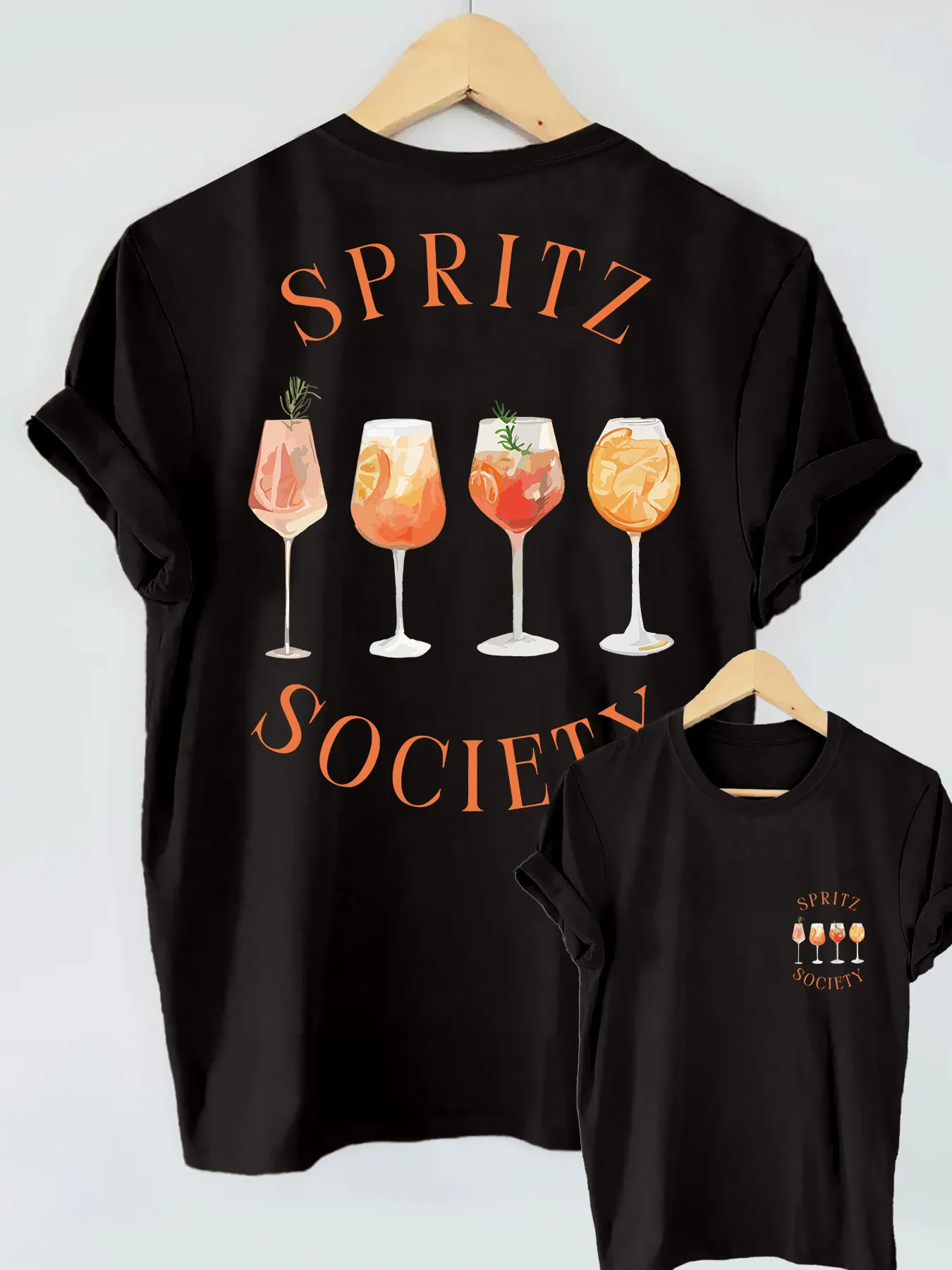 Spritz Society Graphic Tee - 100%, Short Sleeve Crew Neck Casual Top for Women, Machine Washable
Spritz Society Graphic Tee - 100%, Short Sleeve Crew Neck Casual Top for Women, Machine Washable