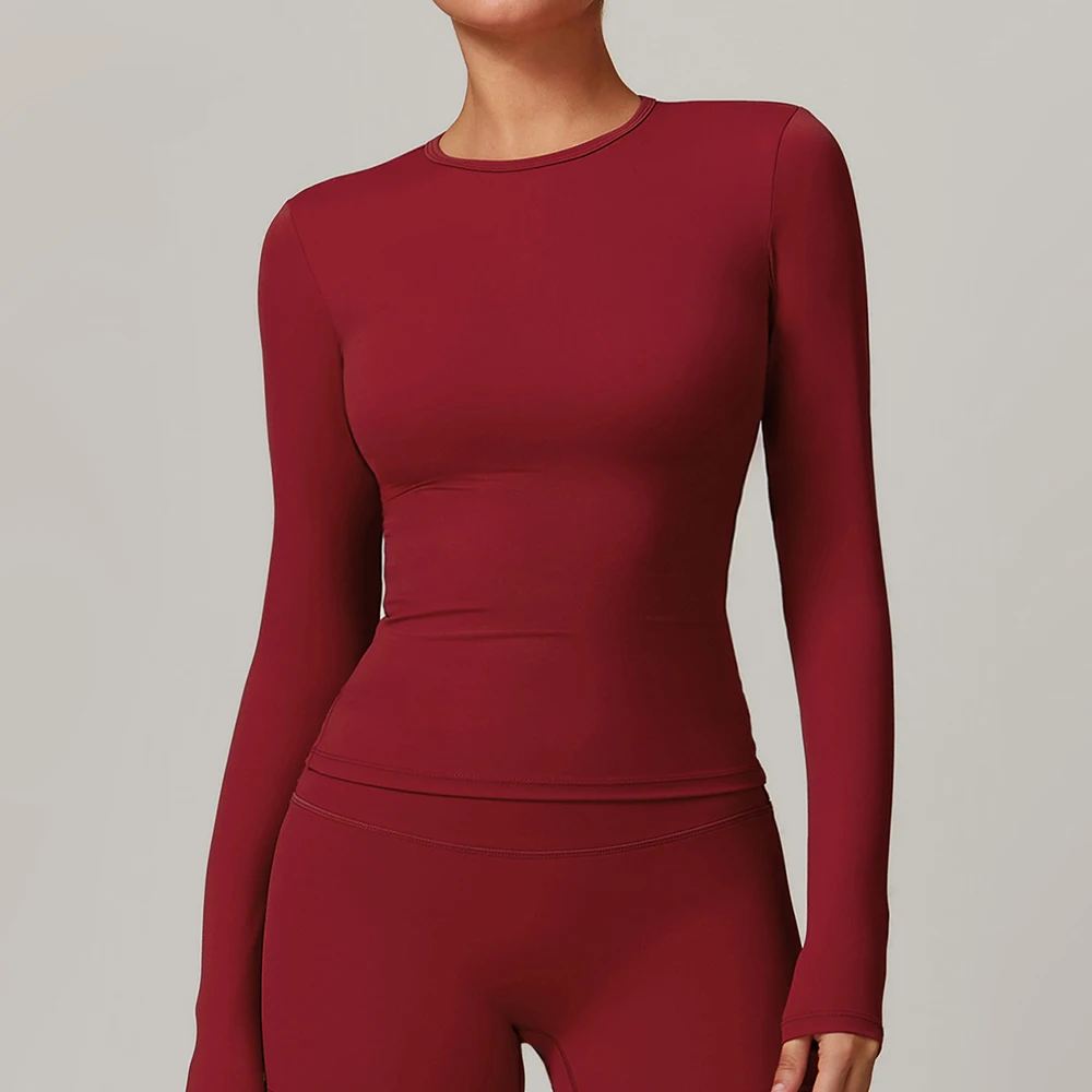 Women Yoga Long Sleeve Yoga Shirts Solid Sports Top Running T-shirt Gym Clothing Sexy Exposed Navel Quick Dry Fitness Sport Wear
Women Yoga Long Sleeve Yoga Shirts Solid Sports Top Running T-shirt Gym Clothing Sexy Exposed Navel Quick Dry Fitness Sport Wear