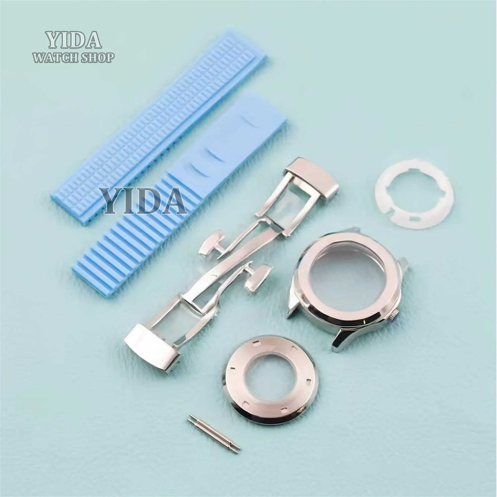 Stainless Steel Women's Watch Case Rubber Strap Sapphire Glass 10ATM Waterproof for AQUANAUT Nautilus NH05 NH06 Movement Replace
Stainless Steel Women's Watch Case Rubber Strap Sapphire Glass 10ATM Waterproof for AQUANAUT Nautilus NH05 NH06 Movement Replace