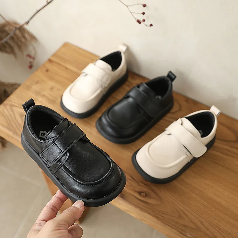 Mumoresip Children Leather Shoes Classic Black Beige Simple School Uniform Shoes for Boy Girl Perform Non-slip Kids Formal Shoes
Mumoresip Children Leather Shoes Classic Black Beige Simple School Uniform Shoes for Boy Girl Perform Non-slip Kids Formal Shoes