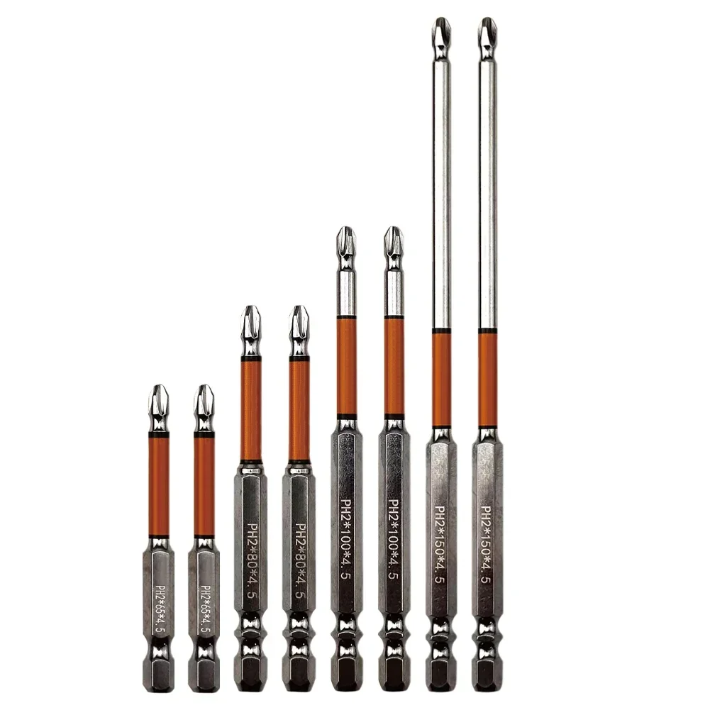 2pcs HRC62 Degree Magnetic Cross Screwdriver Bits PH2 Multipurpose Impact Drill Bits 1/4'' Hex Shank Screw Driver Bit Hand Tools
2pcs HRC62 Degree Magnetic Cross Screwdriver Bits PH2 Multipurpose Impact Drill Bits 1/4'' Hex Shank Screw Driver Bit Hand Tools