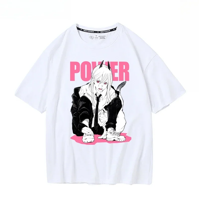 Japanese anime Chainsaw Man printed T-shirt Fashion trend Comfortable loose casual 100% cotton round neck short-sleeved T-shirt
Japanese anime Chainsaw Man printed T-shirt Fashion trend Comfortable loose casual 100% cotton round neck short-sleeved T-shirt