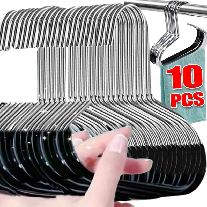 10/1pcs Stainless Steel Clothes Hanger Handbag Towel Rack Hat Storage Hangers Kitchen Hanging Hooks Bathroom Wardrobe Organizer
10/1pcs Stainless Steel Clothes Hanger Handbag Towel Rack Hat Storage Hangers Kitchen Hanging Hooks Bathroom Wardrobe Organizer
