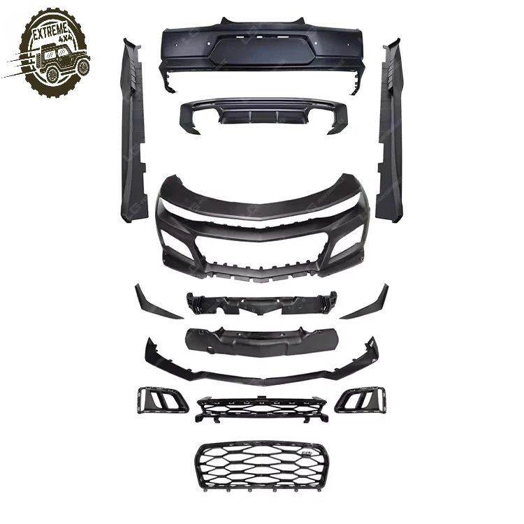 Car Facelift ZL1 Style Full Set Body Kit for Chevrolet Camaro Upgrade Front Bumper Rear Bumper Grille Side Skirts Fender
Car Facelift ZL1 Style Full Set Body Kit for Chevrolet Camaro Upgrade Front Bumper Rear Bumper Grille Side Skirts Fender