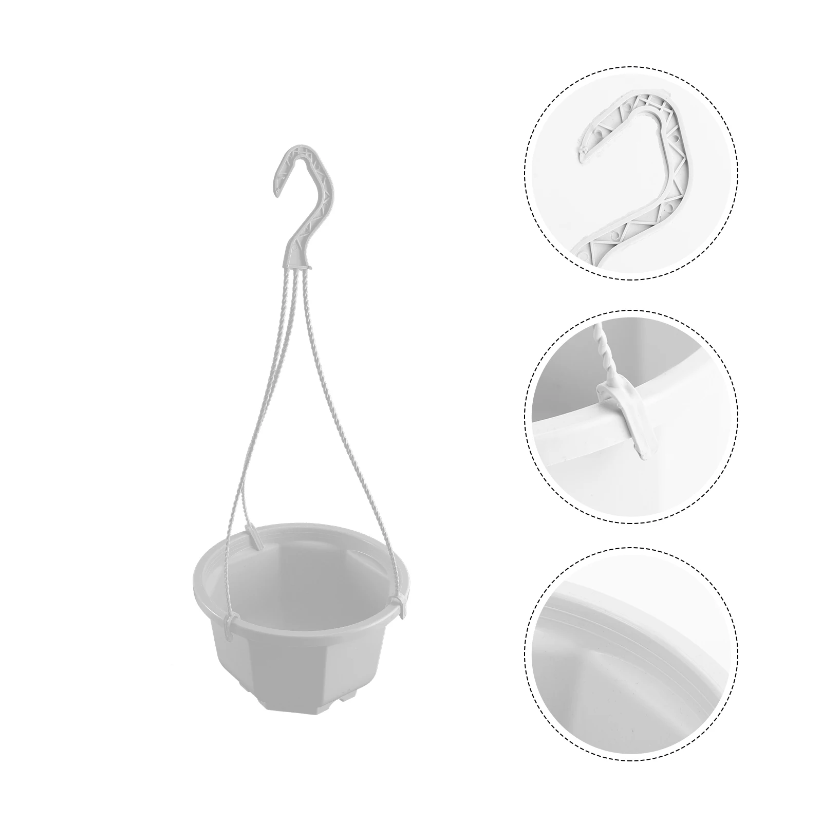 5pcs Pot Hanging Planter Container for Plant Container Hanging Flower Pot Plants Garden Planter Thick Material Home Use
5pcs Pot Hanging Planter Container for Plant Container Hanging Flower Pot Plants Garden Planter Thick Material Home Use