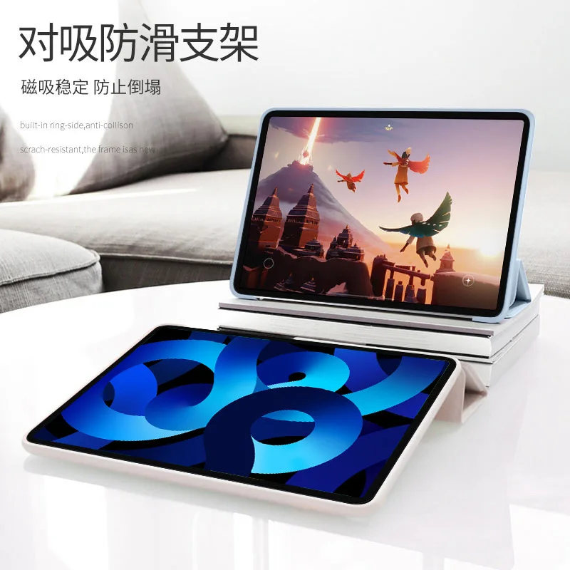Suitable for iPad 9th generation 10.2-inch tablet blue protective case Air for Apple Pro11 triple fold stand 9.7 full soft case
Suitable for iPad 9th generation 10.2-inch tablet blue protective case Air for Apple Pro11 triple fold stand 9.7 full soft case