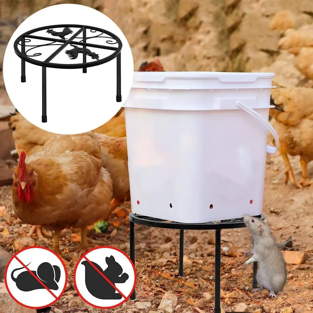 Easy Install Chicken Feeder Rack Chicken Feeder Metal Stand Sturdy Metal Stand for Indoor/outdoor Poultry Accessory Equipped
Easy Install Chicken Feeder Rack Chicken Feeder Metal Stand Sturdy Metal Stand for Indoor/outdoor Poultry Accessory Equipped