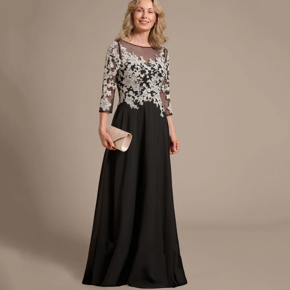 Appliques Customized Mother of Dresses A Line Formal Occasion O Neck Chiffon Evening Gown Elegant vestido invitada boda
Appliques Customized Mother of Dresses A Line Formal Occasion O Neck Chiffon Evening Gown Elegant vestido invitada boda