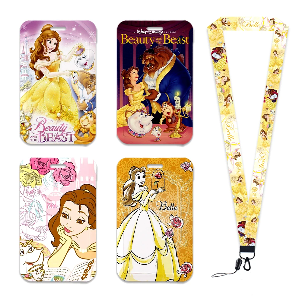 Disney Beauty and the Beast Belle Lanyard Keys Chain ID Credit Card Cover Bus Card Holder Charm Badge Holder Gifts Accessories
Disney Beauty and the Beast Belle Lanyard Keys Chain ID Credit Card Cover Bus Card Holder Charm Badge Holder Gifts Accessories