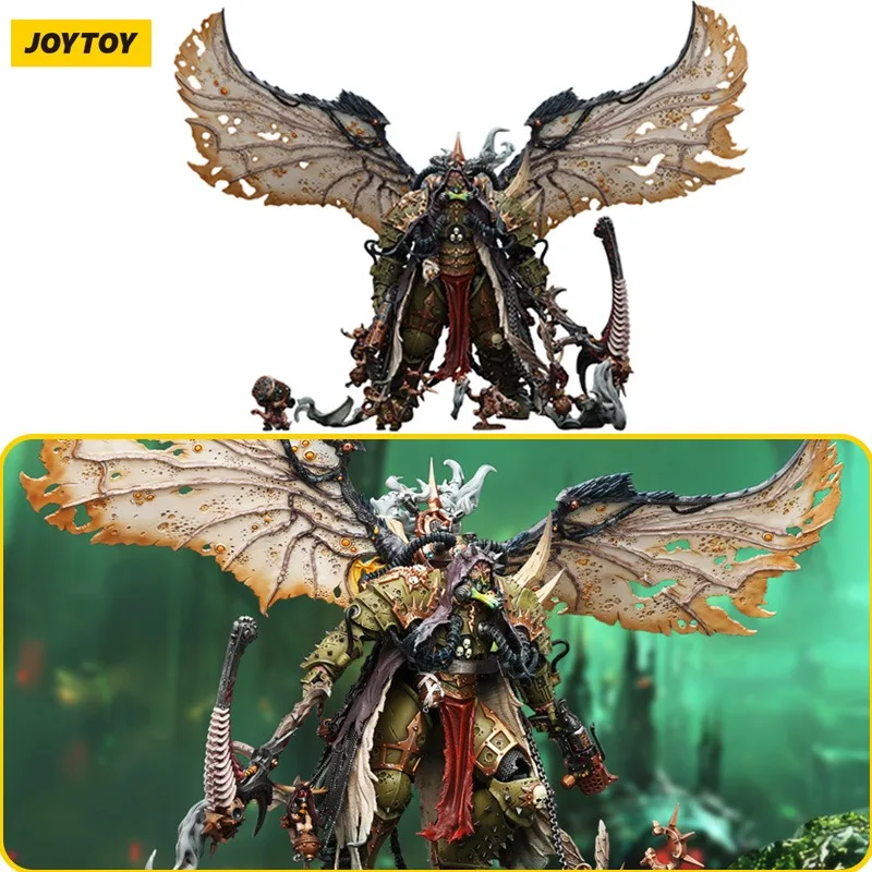 JOYTOY Warhammer 40K Mortarion 1/18 Фигурка Daemon Primarch of Nurgle со древним оружием Фонарь и тишина Мужская игрушка
JOYTOY Warhammer 40K Mortarion 1/18 Фигурка Daemon Primarch of Nurgle со древним оружием Фонарь и тишина Мужская игрушка