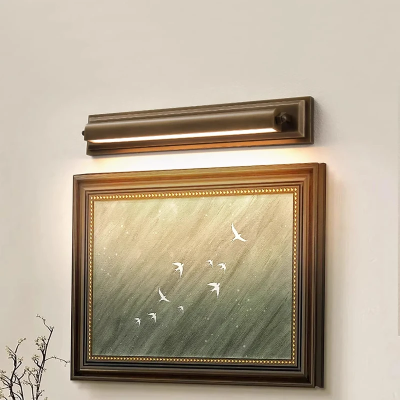 Цельномедный ретро-настенный светильник в ностальгическом стиле для отелей, галерей, магазинов, дверных проемов, длинный настенный светильник для зеркал
Цельномедный ретро-настенный светильник в ностальгическом стиле для отелей, галерей, магазинов, дверных проемов, длинный настенный светильник для зеркал