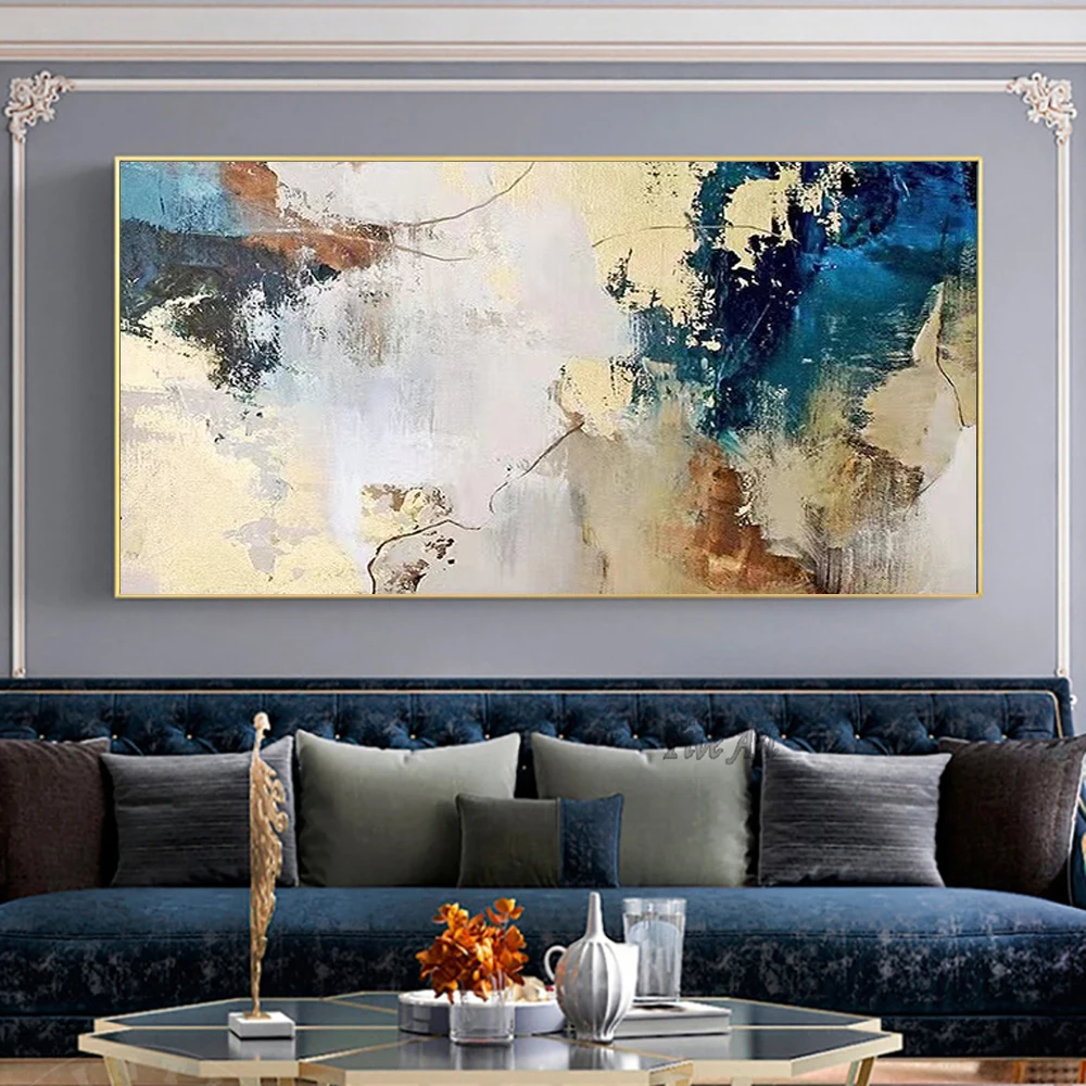 Abstract Wall Art Gold Foil Painting On Canvas Handmade Horizontal Oil Painting Picture For Living Room Bedroom Wall Decoration
Abstract Wall Art Gold Foil Painting On Canvas Handmade Horizontal Oil Painting Picture For Living Room Bedroom Wall Decoration