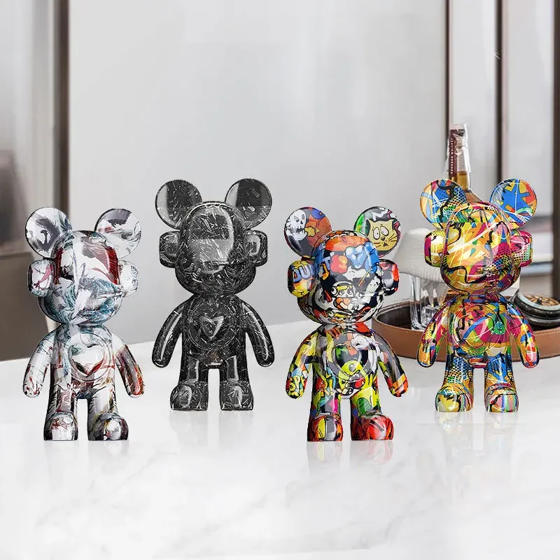 New Graffiti Style Living Room Decoration 35cm Luxury Resin DJ Bear Decoration Office Table Wine Cabinet Decoration
New Graffiti Style Living Room Decoration 35cm Luxury Resin DJ Bear Decoration Office Table Wine Cabinet Decoration