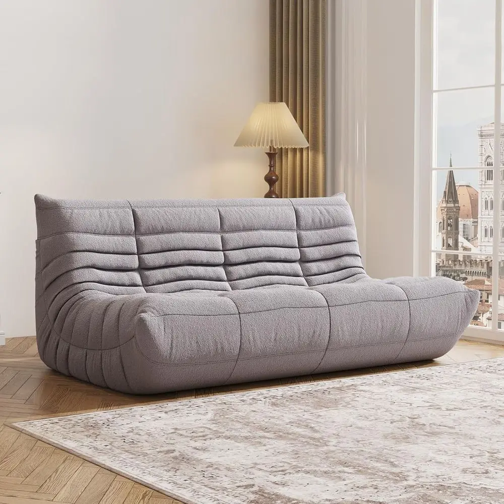 3-Seater Giant Loveseat BonelBean Bag Chair or Adults - Teddy leece ireside Accent Chair with Memory oam, Comy Lazy loor Soa Cou
3-Seater Giant Loveseat BonelBean Bag Chair or Adults - Teddy leece ireside Accent Chair with Memory oam, Comy Lazy loor Soa Cou
