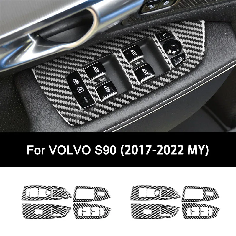 Для VOLVO S90 (2017-2022), кнопка подъема окна автомобиля премиум-класса из углеродного волокна, внутренняя наклейка, персонализированные автоаксессуары
Для VOLVO S90 (2017-2022), кнопка подъема окна автомобиля премиум-класса из углеродного волокна, внутренняя наклейка, персонализированные автоаксессуары