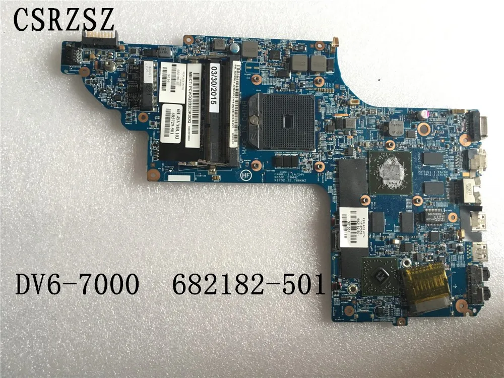 682182-001 682182-501 682182-601 Laptop motherboard For HP DV6-7000 Mainboard Fully test work well
682182-001 682182-501 682182-601 Laptop motherboard For HP DV6-7000 Mainboard Fully test work well