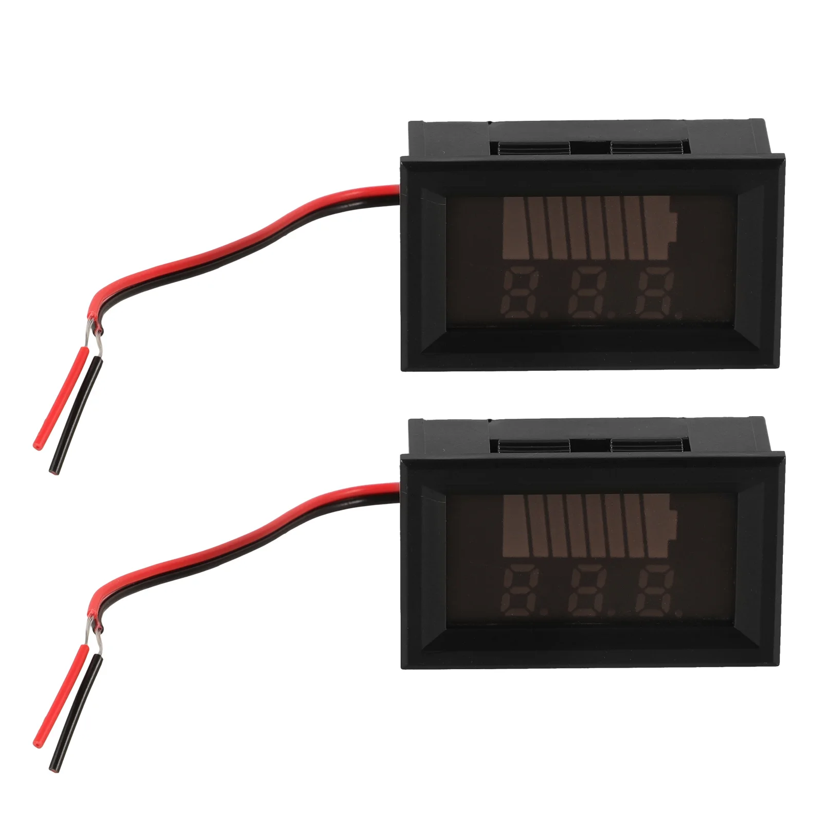 2pcs Digital Display Capacity Tester Meter 12-72V Capacity Tester Black Case Red Lithium Monitor Tool
2pcs Digital Display Capacity Tester Meter 12-72V Capacity Tester Black Case Red Lithium Monitor Tool