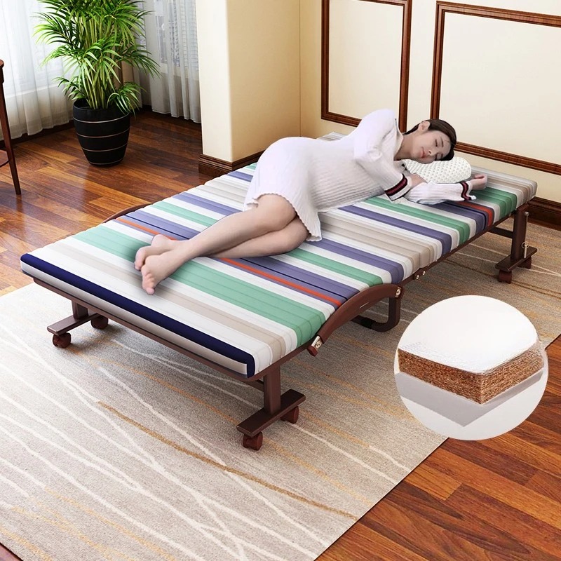 Installation-free single folding bed, office lunch break, nap, small space nanny, pregnant woman rest, home hard
Installation-free single folding bed, office lunch break, nap, small space nanny, pregnant woman rest, home hard