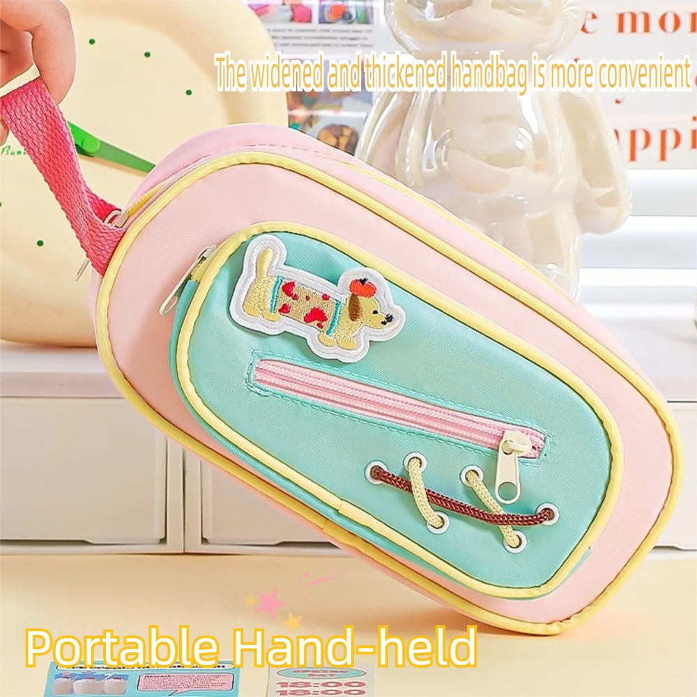 Cute Capibara/Bear/Puppy Pencil Case Hand-held Large Capacity Stationery Storage Box Pen Bag School Office Supplies
Cute Capibara/Bear/Puppy Pencil Case Hand-held Large Capacity Stationery Storage Box Pen Bag School Office Supplies
