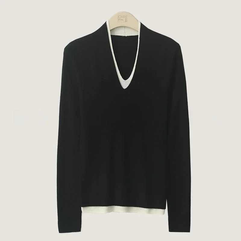 Dkchenpin Women's Knitted Sweater 00 Wool Yangzi Yarn Color Blo Base Layer irt Soft Long Sve Regular Fit Woolen Knitwear
Dkchenpin Women's Knitted Sweater 00 Wool Yangzi Yarn Color Blo Base Layer irt Soft Long Sve Regular Fit Woolen Knitwear