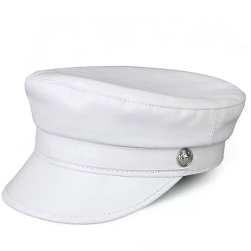 England New High Quality Genuine Leather Unisex Military Hat Outdoor First Layer Sheepskin Leather Hat Military Hat Women/Men
England New High Quality Genuine Leather Unisex Military Hat Outdoor First Layer Sheepskin Leather Hat Military Hat Women/Men