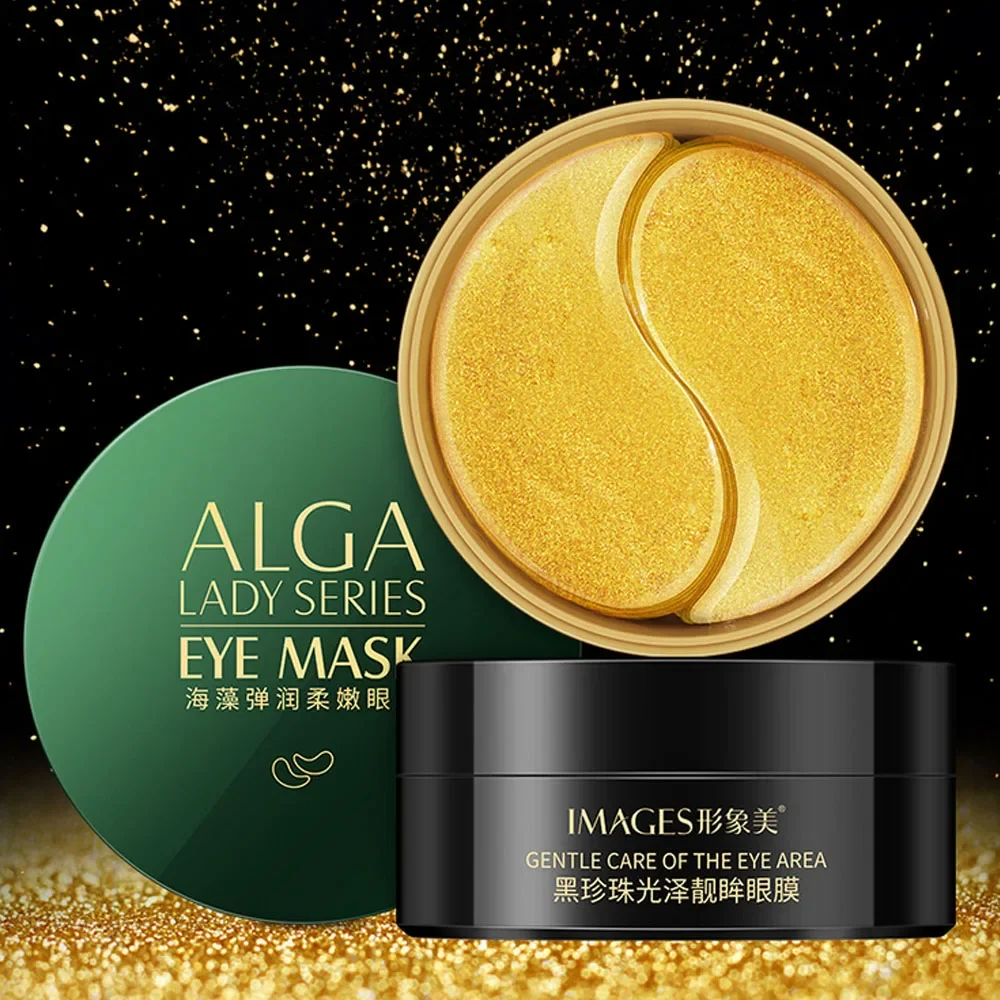 IMAGES Black Pearl Collagen Eye Mask Anti Wrinkle Sleeping Eye Patch Dark Circles Eye Bags Remover Gold Gel Mask Eye Care 60pcs
IMAGES Black Pearl Collagen Eye Mask Anti Wrinkle Sleeping Eye Patch Dark Circles Eye Bags Remover Gold Gel Mask Eye Care 60pcs