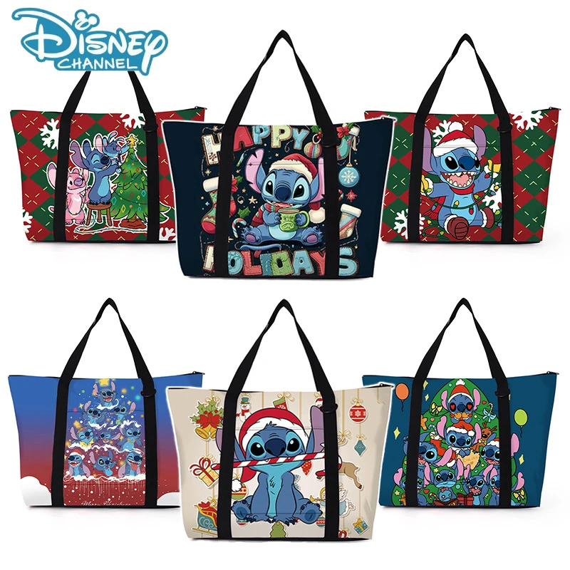 Stitch Christmas Tote Cartoon Lilo & Stitch Disney Print Large Capacity Shoulder Bag Fashion Women's Shopping Bag Birthday Gift
Stitch Christmas Tote Cartoon Lilo & Stitch Disney Print Large Capacity Shoulder Bag Fashion Women's Shopping Bag Birthday Gift